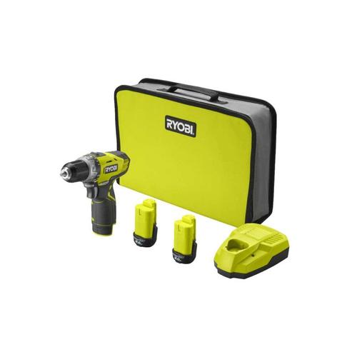 [JAMAIS UTILISÉ] Perceuse-visseuse RYOBI 12V - 2 Batteries 2.0Ah - 1 Chargeur RCD1201-220S