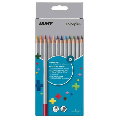 Lamy Crayon De Couleur Triangulaire Colorplus, Étui De 12