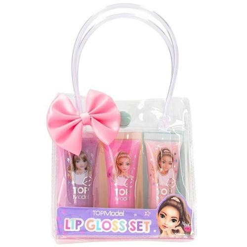 Depesche - 12656 - Topmodel Snap Shots-Set Enfants Avec 3 Gloss Agreablement Parfumes, Rose Et Violet, Black