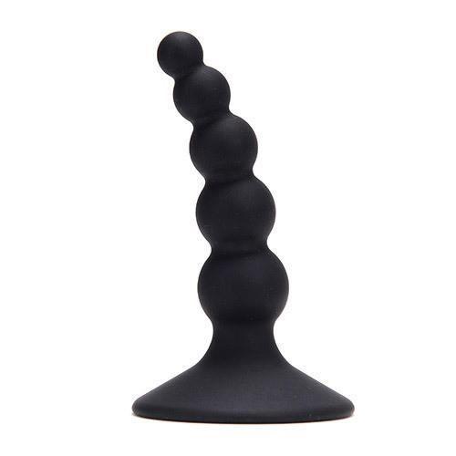 Butt Plug Ass Punisher Silicone Noir Domino Godemichets, Gode Godes Anales