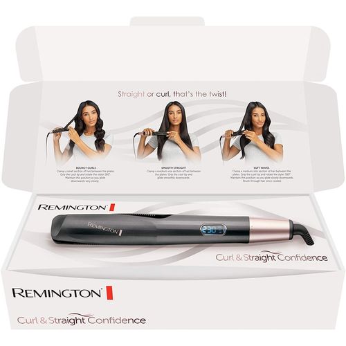 Fer À Friser Remington Curl & Straight Confidence Gris (Refurbished A+)