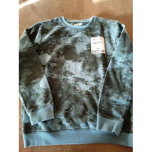Sweat Polaire Bleu Garçon 14 Ans Gemo Très Bon État