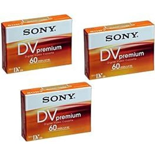 Cassettes SONY mini DV premium 60mn