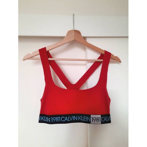 Brassière Calvin Klein Rouge 85b