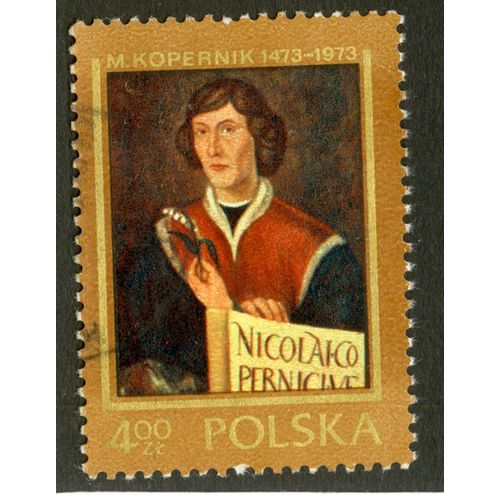 Timbre Oblitéré Polska, M. Kopernik 1473-1973, 4.00 Zl