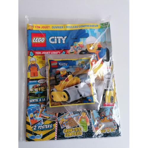 Revue Magazine Lego City Plus N°16 Avec Figurine Et Accessoires Inclus (2022)