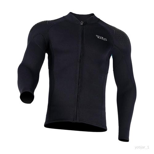 Veste De Combinaison, Haut De Combinaison, Combinaison De Plongée En Néoprène, Combinaison Humide Pour La Natation, Le Surf, La Plongée En Apnée, Les S Homme Noir S