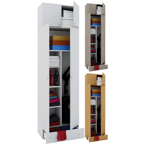 VCM armoire rangement garage, armoire a balai exterieur, armoire a ...