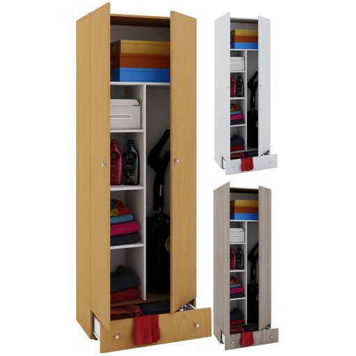 VCM armoire rangement garage, armoire a balai exterieur, armoire a ...