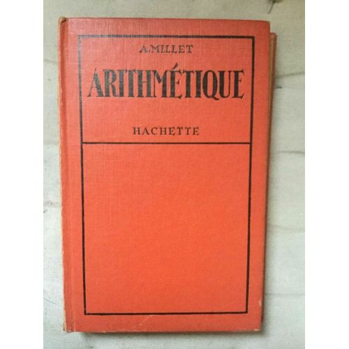 A Millet Arithmétique Hachette