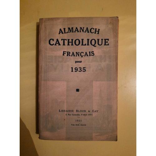 Almanach Catholique Français Pour Librairie