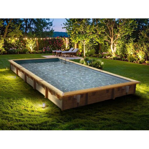 Piscine bois linea 800 x 500 x h.140 cm