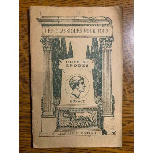 Horace Odes Et Épodes Extrait Des Latins Par Ch Georgin Hatier
