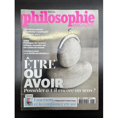 Philosophie Magazine N93 Octobre 2015