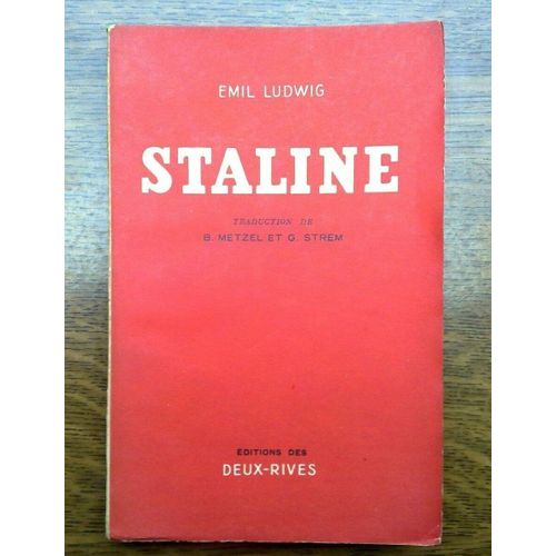 Stalin Editions Des Deux Rives