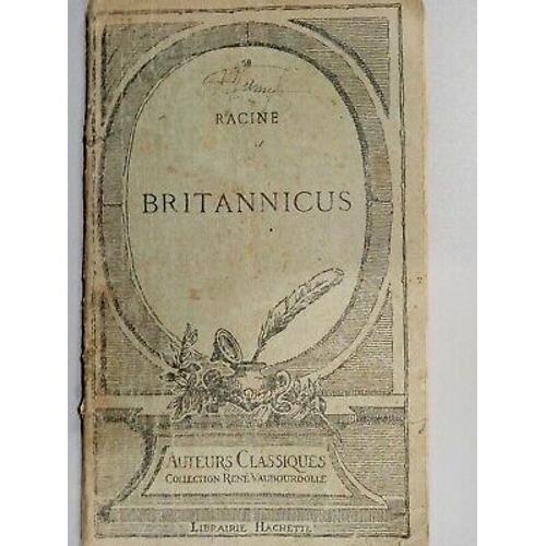 Racine Britannicus Collection René Vaubourdolle