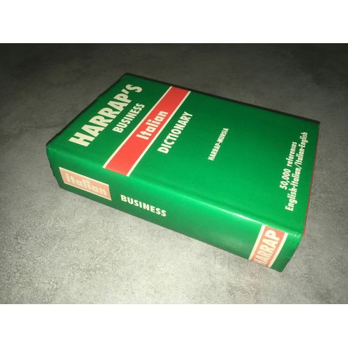 Business Italian English Dictionary Harrap Mursia