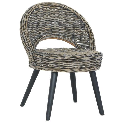 Vidaxl Chaise De Canapé Rotin Kubu Noir