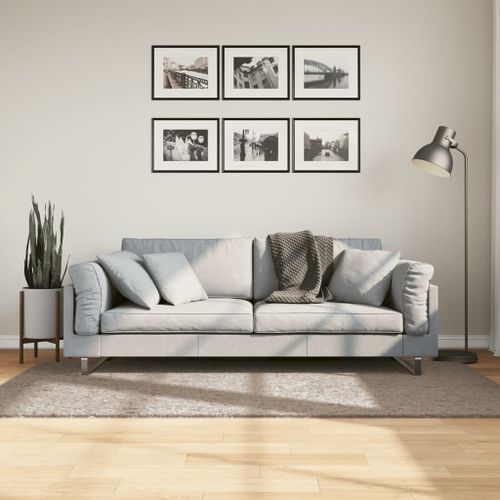 Vidaxl Tapis Shaggy Pamplona Poils Longs Moderne Beige 100x200 Cm