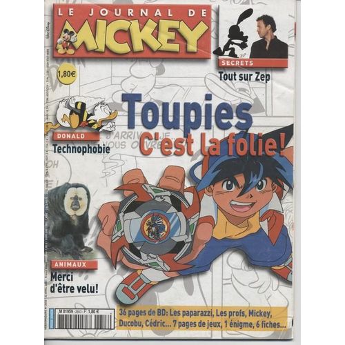 Le Journal De Mickey N° 2653 : Toupies:" C'est La Folie!"