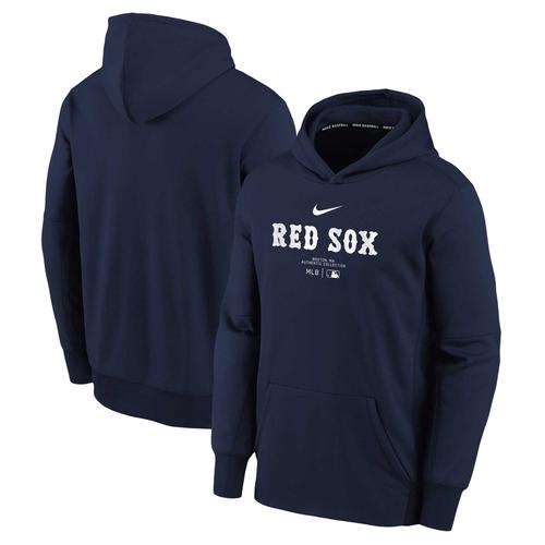 Sweat À Capuche Therma Graphique Boston Red Sox Practice - Marine - Jeunes