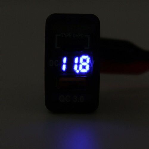 Pour Chargeur Voltm¿¿Tre Abs Plastique Auto Noir N