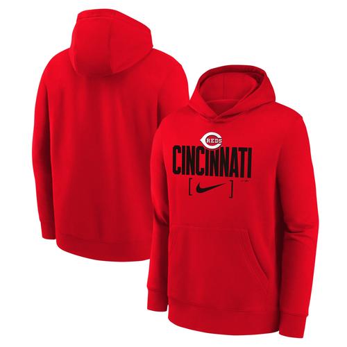 Sweat À Capuche Cincinnati Reds Club Fleece Club Stack - Rouge - Jeune