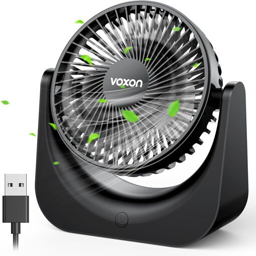 Ventilateur USB,Ventilateur de Bureau,Ventilateur Silencieux Portab...