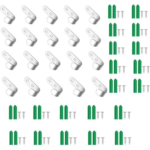 Kalanka-Crochets De Bâche,20 Pcs Crochet Bache Pour Bâche De Remorq...
