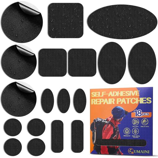 KALANKA-Patch Réparation Doudoune, Tissu Autocollant Reparation en ...