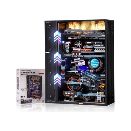 Robotime ROKR Puzzle 3D DIY Derni&egrave;re ville circuit &agrave; billes