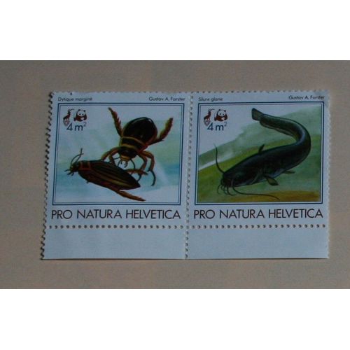Deux Timbres Suisse