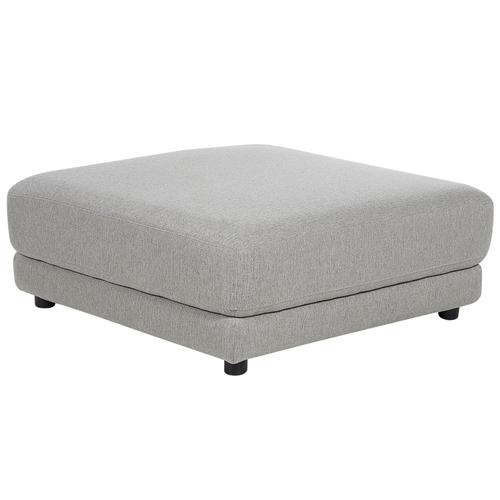 Ottoman En Tissu Gris Clair Sigtuna