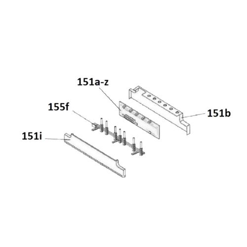 Module programmé ( Repère 151 a-z ) Lave-vaisselle (49039452 CANDY)