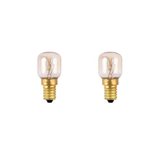 Lot de 2 Lampes de four 15W SES E14 300°C Four cuisinière (4050300065052 ALLENZI ARISTON HOTPOINT ARTHUR MARTIN ELECTROLUX ASKO ASPES ATAG BEHA BLANCO BLOMBERG BOREAL BOSCH BRANDT CANDY CAPLE CDA CONS