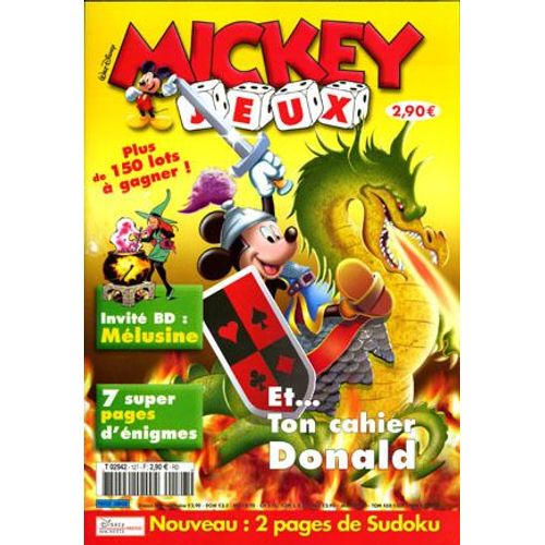 Mickey Jeux  N° 127 : Et... Ton Cahier Donald