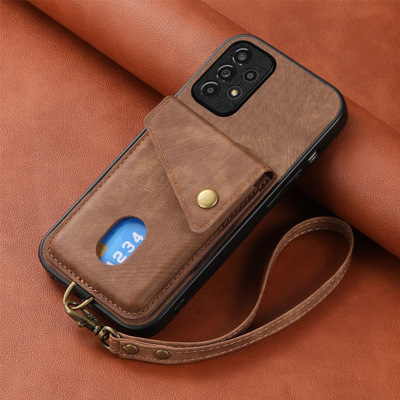 Coque Pour Samsung Note10plus Marron