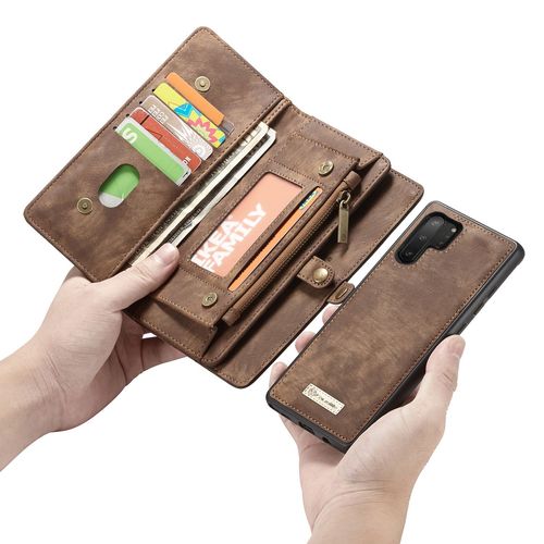 Coque Pour Samsung Note10plus, Marron Fonc¿¿