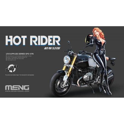 Meng - Hot Ridermaquette Figurine Hot Rider |Meng|Sps-076| 1:9 Maquette Char Promo Figurine Miniature