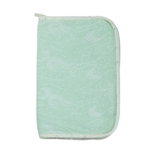 Au Large De Nova Protège Carnet De Santé Vert D'eau De Trois Kilos Sept