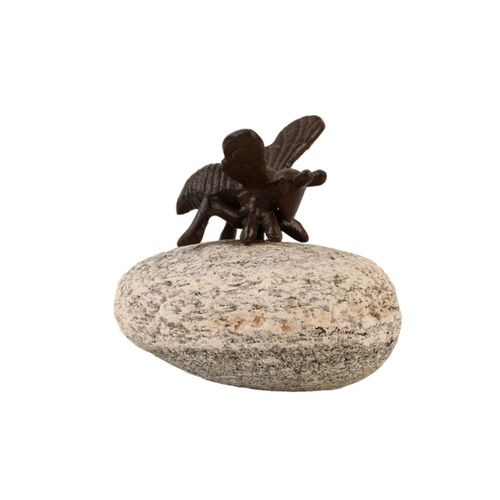 Abeille En Fonte Sur Galet - Esschert Design
