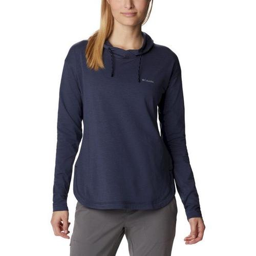 Sun Trek Hooded Pullover - Polaire En Laine Mérinos Femme Nocturnal M - M