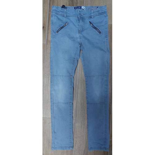 Jean Skinny Gris Clair Okaidi  9 Ans