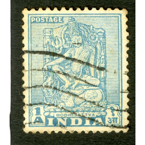 Timbre Oblitéré India, Boohisattva, 1a, Postage