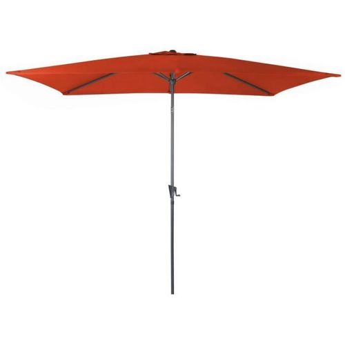 Parasol Droit - Proloisirs - 300 X 200 Cm - Aluminium - Toile Paprika