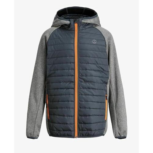 Jack & Jones - Veste À Capuche Bi-Matière - Grise