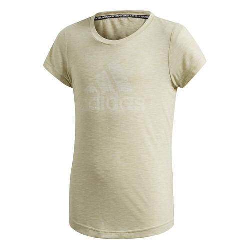 Adidas Junior - Tee-Shirt Manches Courtes - Beige