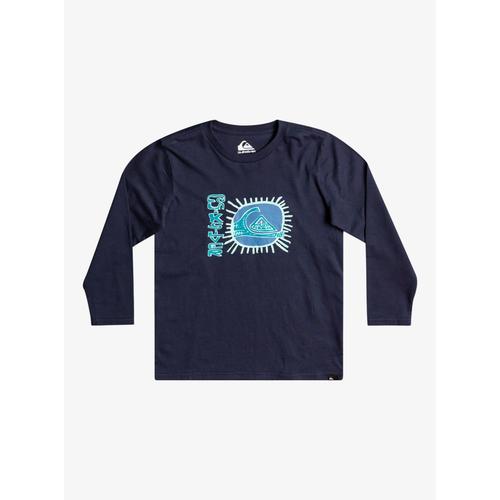 Quiksilver - T-Shirt Manches Longues Junior - Marine