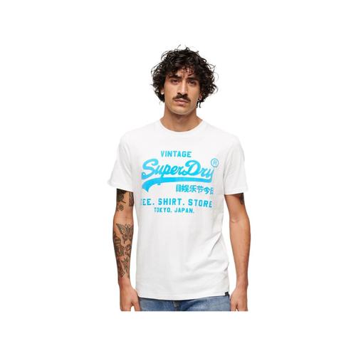 T Shirt Superdry Vintage Homme Blanc