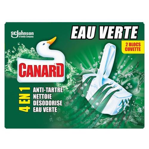 Lot de 12 - Canard Bloc Wc Eau Verte